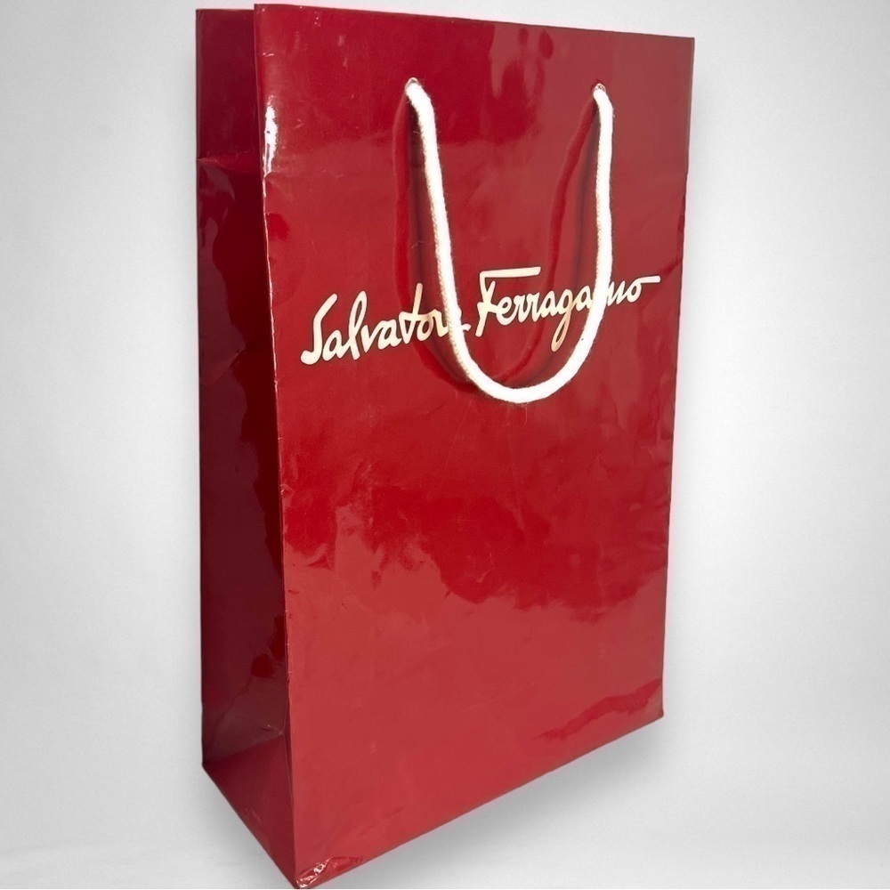 Salvatore Ferragamo Medium Paper Shopping Tote